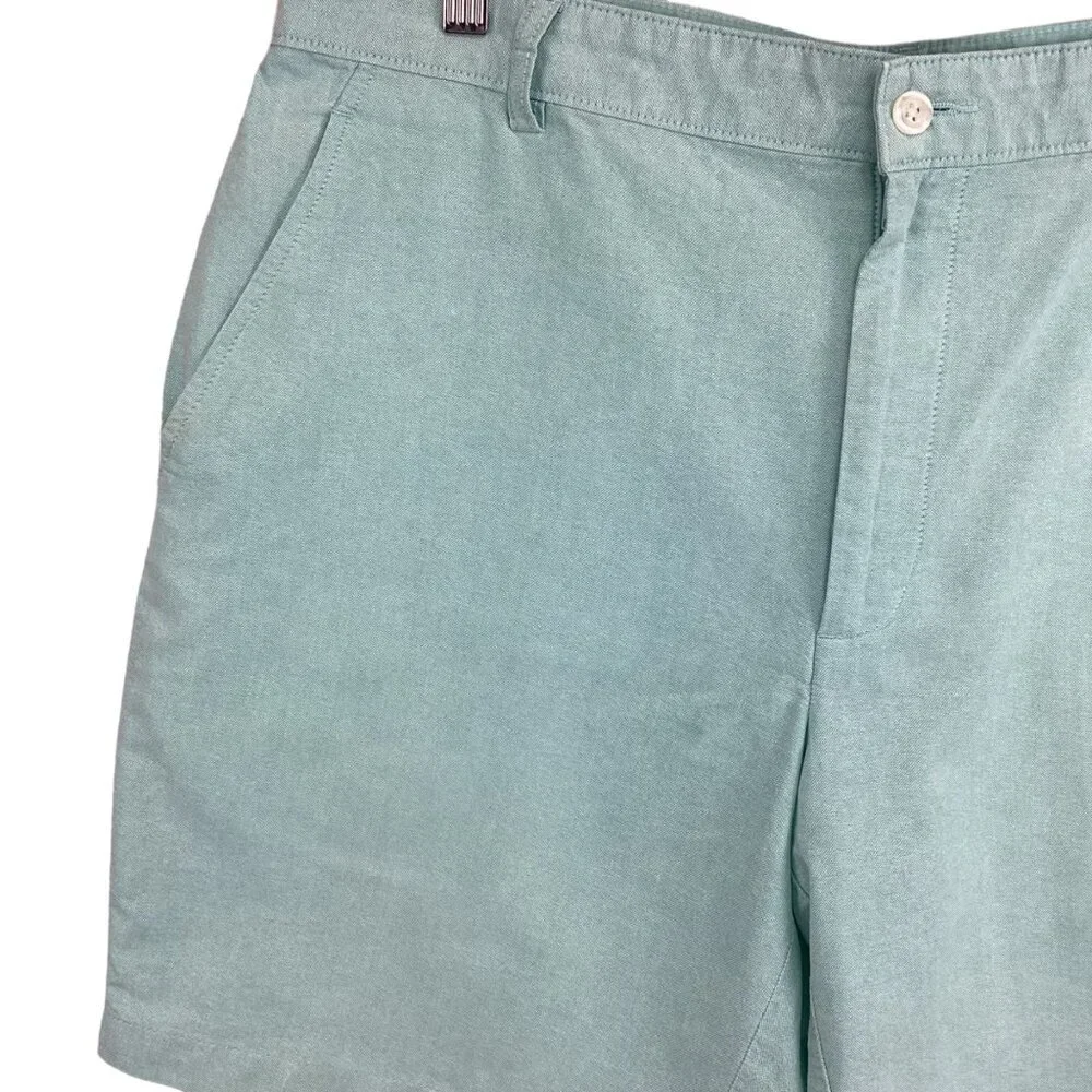 JOS. A. Bank Stays Cool Men's‎ Shorts 36 Light Green 100% Cotton - Picture 3 of 7